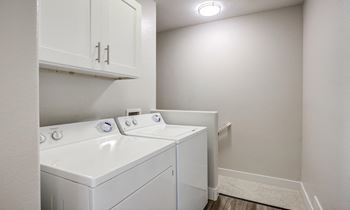 Full-size washer and dryer 